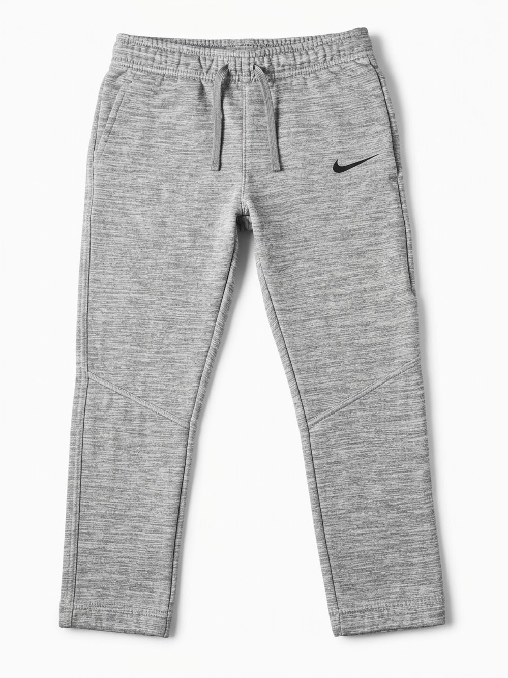 Nike Boys Dri-FIT Fleece Training Pants Heather Grey Size Medium (M 10-12)